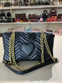 Gucci Marmont Large Black Shoulder Bag – Image 5