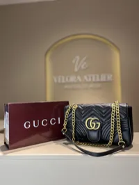 Gucci Marmont Large Black Shoulder Bag – Image 2