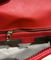 Gucci Marmont Large Red Shoulder Bag – Image 8