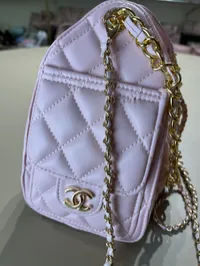 Chanel 25 Small Baby Pink Drawstring Bag – Image 7