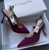 Dior Suede Jadior Heels – Image 2
