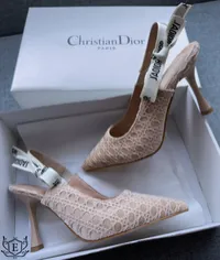 Dior Suede Jadior Heels – Image 3
