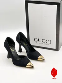 Gucci Pumps Gold Toe Heels – Image 1