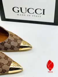 Gucci Pumps Gold Toe Heels – Image 5