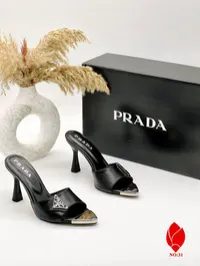 Prada Golden & Silver Toe sandels – Image 5