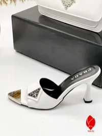Prada Golden & Silver Toe sandels – Image 6