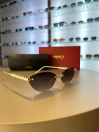Cartier Gradient Cat Eye Rimless – Image 3