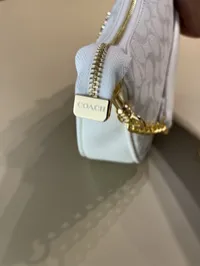 Coach Teri CV9 White Shoulder Bag  – Image 11