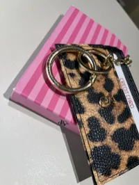 Victoria Secret Leopard Keychain Card Holder  – Image 2