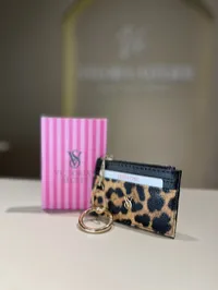 Victoria Secret Leopard Keychain Card Holder  – Image 5