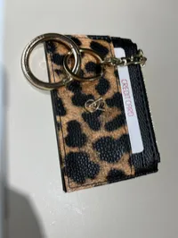 Victoria Secret Leopard Keychain Card Holder  – Image 3