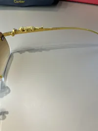 Cartier Jaguar Gold Tone Rimless – Image 6
