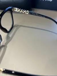 Chanel Square Clear & Gold CC Sunglasses – Image 6