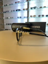 Chanel Square Clear & Gold CC Sunglasses – Image 4
