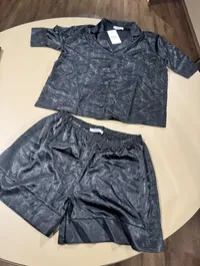 Dior - Pajama (Short & Shirt) Black – Image 4
