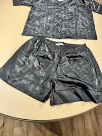 Dior - Pajama (Short & Shirt) Black – Image 6