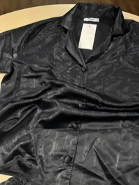 Dior - Pajama (Top and Pants Set) black – Image 3