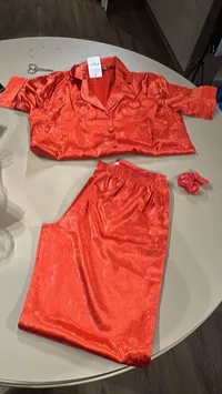 Dior - Pajama (Shirt and Pants) Red – Image 4