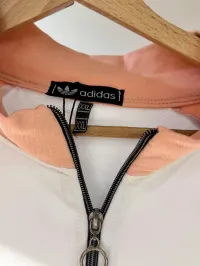 Adidas - Two pieces suit - peach pink & white – Image 5