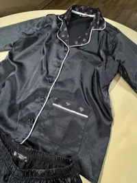 Victoria's Secret Satin Pyjama Set - Black – Image 3