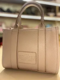 Marc Jacobs leather Tote Medium Bag - Beige – Image 5