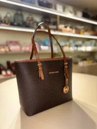Michael Kors Quinn Large Tote Bag (Brown/Tan) – Image 2