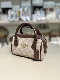 Coach - Speedy Mini Size Beige & Brown – Image 2
