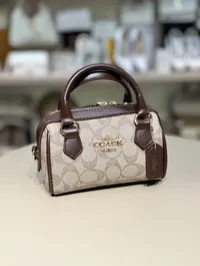 Coach - Speedy Mini Size Beige & Brown – Image 1