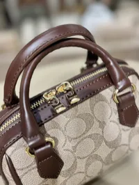 Coach - Speedy Mini Size Beige & Brown – Image 5