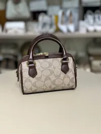 Coach - Speedy Mini Size Beige & Brown – Image 3