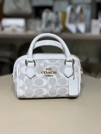 Coach Mini Speedy White – Image 4