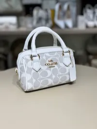 Coach Mini Speedy White – Image 1