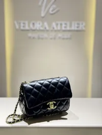 Chanel - Flap Bag 1.75 Black – Image 1