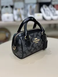 Coach - Speedy Mini Size Navy blue – Image 7