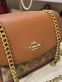 Coach Brook Flap Chain Bag – Image 5