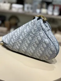 Dior Saddle Fabric Gray – Image 5