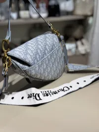 Dior Saddle Fabric Gray – Image 7
