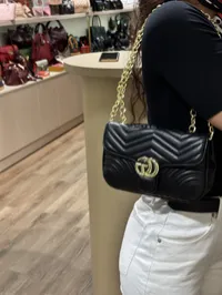 Gucci Marmont Shoulder Bag Black – Image 7