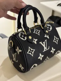Louis Vuitton Nano Speedy Mini Black & White – Image 6