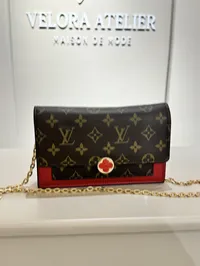 Louis Vuitton Monogram Flore Chain Wallet  – Image 2