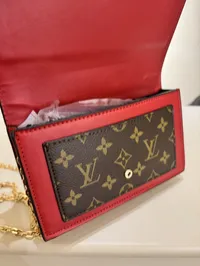 Louis Vuitton Monogram Flore Chain Wallet  – Image 4