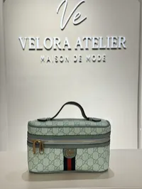 Gucci Ophidia Vanity Case Pistachio Green – Image 1