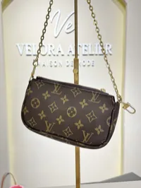 Louis Vuitton Mini Pochette Shoulder Bag  – Image 5