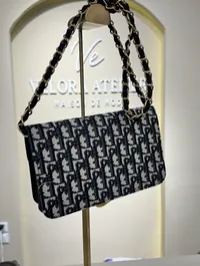 Dior Pouch with Chain – Image 3