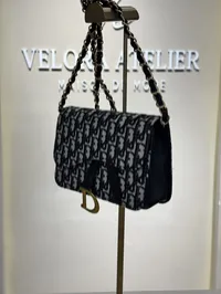 Dior Pouch with Chain – Image 2