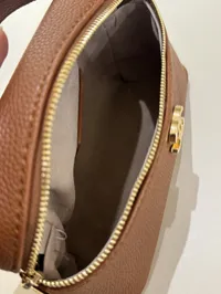Chanel Slim Vanity Case with Chain Camel Color – Image 4