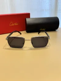 Cartier Unisex Sunglasses Silver – Image 3