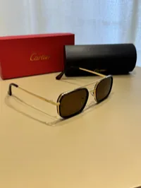 Cartier Unisex Brown & Gold Frame – Image 2