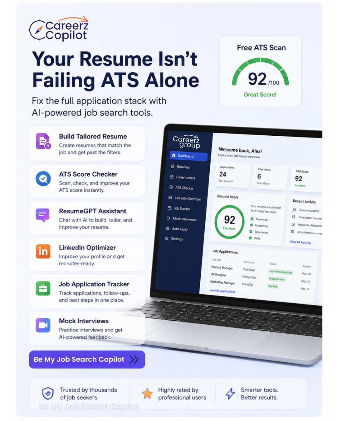 Careerz Copilot Subscription | AI Job Search  – Image 4
