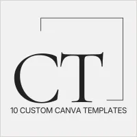 10 CUSTOM CANVA TEMPLATES – Image 1